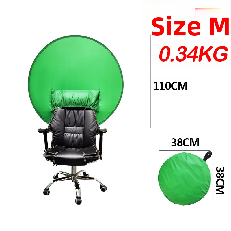 Еластично сгъващо се фоново платно за хромакей, полиестер, множество размери, подходящо за ID снимка, възможност за печат на лого