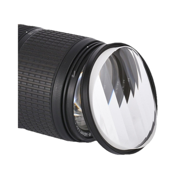 Crystal Charm LJ03 prizmas kameras filtrs lineālo efektu un attēla dubultošanai — pielāgojams pēc zīmējumiem, DSLR kamerām