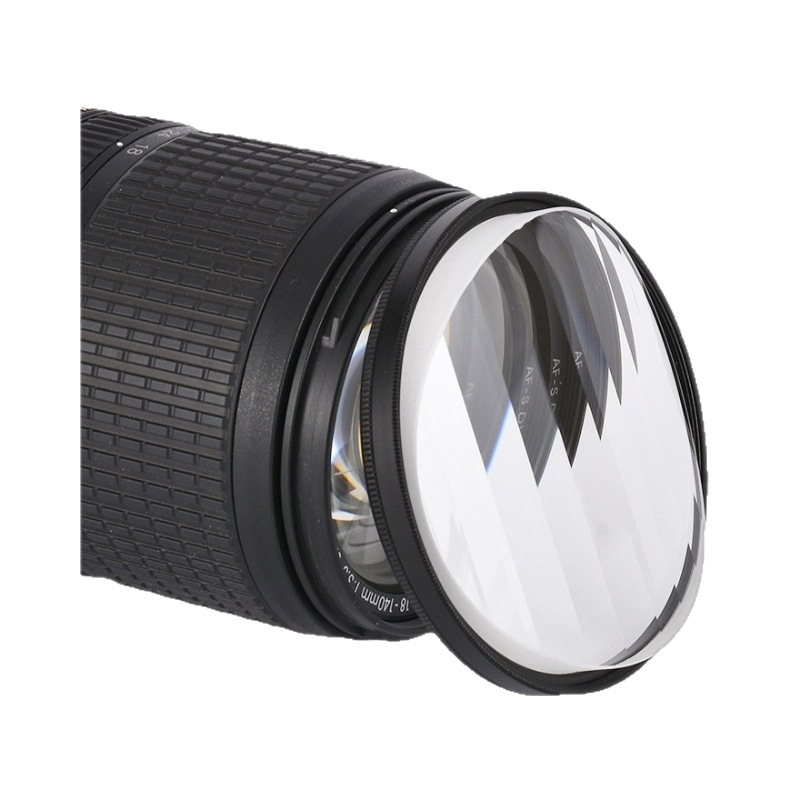 Crystal Charm LJ03 prizmas kameras filtrs lineālo efektu un attēla dubultošanai — pielāgojams pēc zīmējumiem, DSLR kamerām