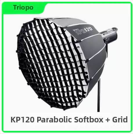 Софтбокс за осветление, октагонален, преносим с мрежеста решетка за студийна фотография