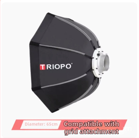 Софтбокс за осветление, октагонален, преносим с мрежеста решетка за студийна фотография