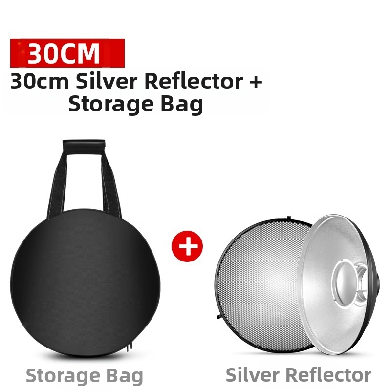 Cap radar fotografic cu grilă honeycomb pentru lumină difuză, construcție metalică, potrivit pentru portret și natură statică, încărcare maximă 2-5 kg, greutate 1 kg