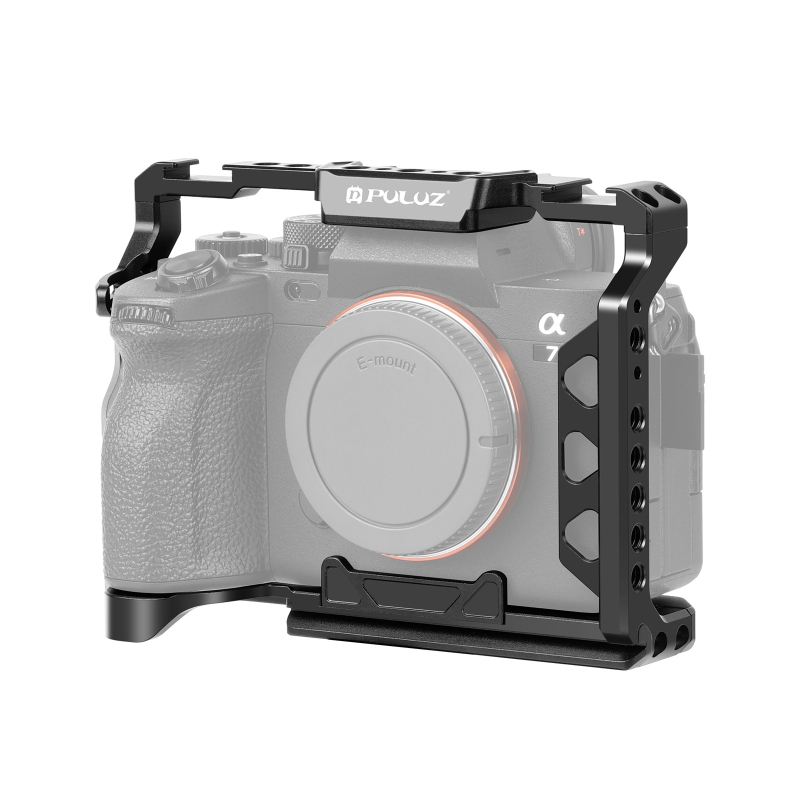 Cadru de protecție pentru cameră – extindere Cage pentru Sony A6700/A6400/ZV-E10, compatibil PU3111B/PU3117B/PU3118/PU3119, metal, 0.25 kg