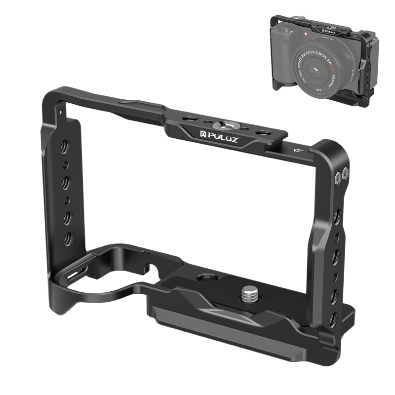 Cadru de protecție pentru cameră – extindere Cage pentru Sony A6700/A6400/ZV-E10, compatibil PU3111B/PU3117B/PU3118/PU3119, metal, 0.25 kg