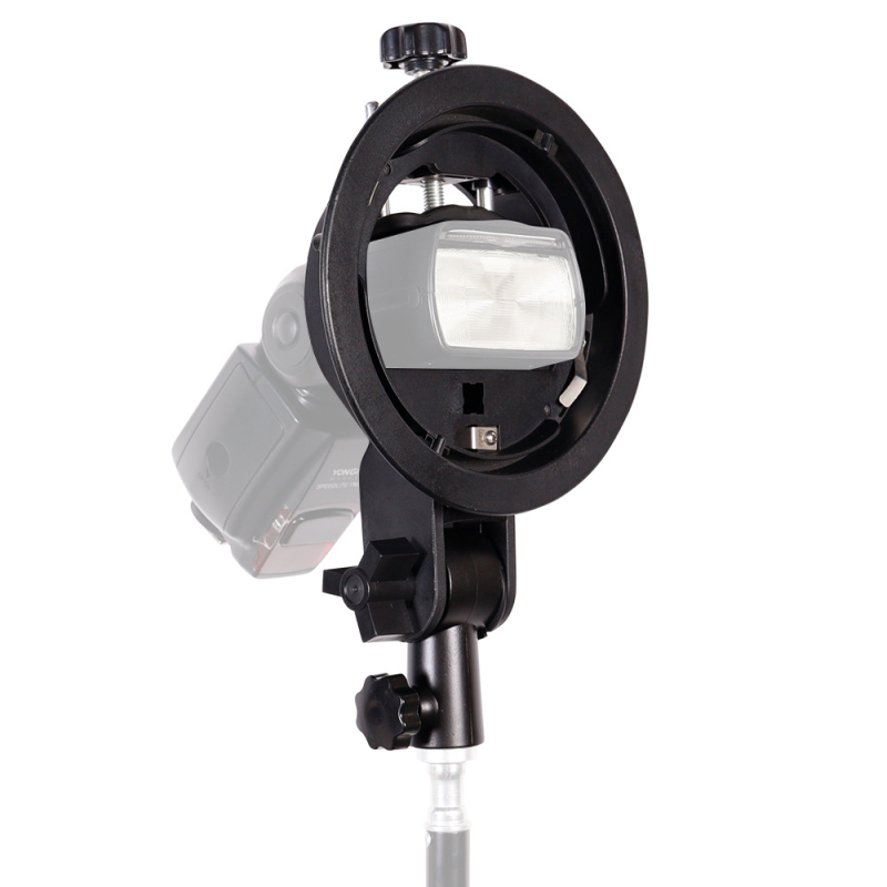 Cario S kronšteins – plastmasas rokas balsts zibens, mikrofona un softbox gaismai; maksimālā slodze 2 kg; svars 0,5 kg