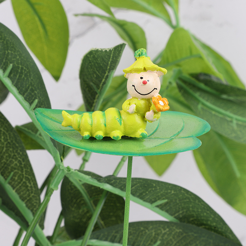 Μεταλλικό ένθετο λουλουδιού για μικρό τοπίο κήπου – διακοσμητικό κήπου, σύνδεση σε γλάστρα, φινίρισμα ψεκασμού