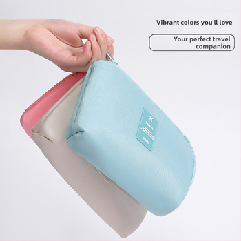 Τσαντάκι αποθήκευσης καλωδίων δεδομένων και ακουστικών – στυλ χειρός, πολυεστέρας, μοντέλο xksmb, για ταξίδια, κλείσιμο με φερμουάρ