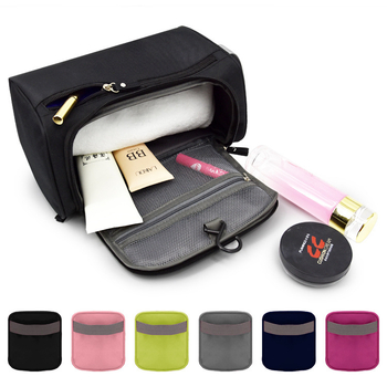 Νεσεσέρ καλλυντικών Kiss the rain Pillow Wash Bag, κύβοσχήματος, Oxford ύφασμα, πολυχρηστικό για ταξίδι