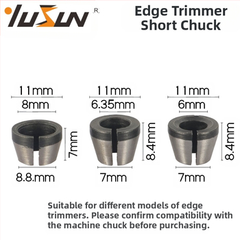 Κύλινδρος σφιξίματος για μηχανή κοπής με επεκτεινόμενη μετατροπική θήκη για ξυλουργική φρέζα, χάλυβας, μοντέλα 6 mm, 6,35 mm, 8 mm, μάρκα Yusheng
