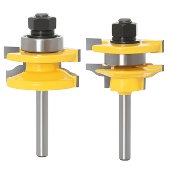 Σετ φρεζών 3 τεμαχίων για πάνελ πόρτας και πόρτες ντουλαπιών, κατάλληλο για ξύλο, MDF και λαμινάτες επιφάνειες, Hibiscus Jincheng