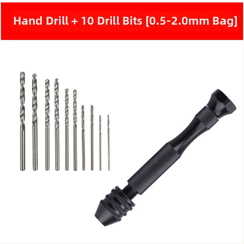 Xinsentuo Σετ εργαλείων χειροκίνητου τρυπανιού για μοντέλα DIY — Αλουμινού κράμα, 150 τεμάχια, για πλαστικό/ξύλο/ακρυλικό