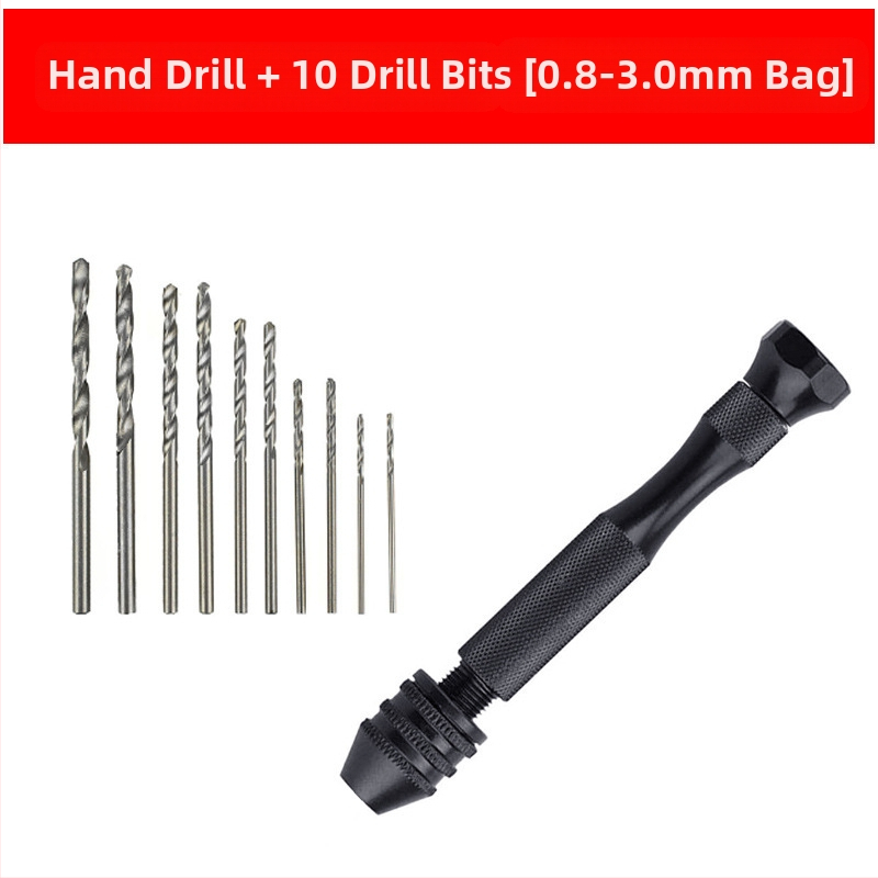 Xinsentuo Σετ εργαλείων χειροκίνητου τρυπανιού για μοντέλα DIY — Αλουμινού κράμα, 150 τεμάχια, για πλαστικό/ξύλο/ακρυλικό