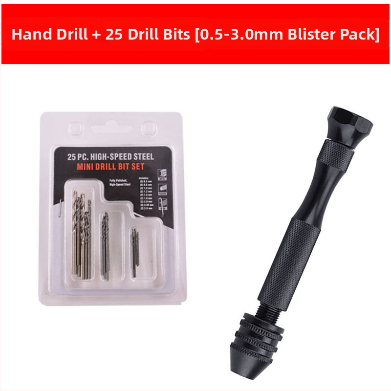 Xinsentuo Σετ εργαλείων χειροκίνητου τρυπανιού για μοντέλα DIY — Αλουμινού κράμα, 150 τεμάχια, για πλαστικό/ξύλο/ακρυλικό