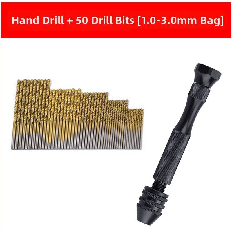 Xinsentuo Σετ εργαλείων χειροκίνητου τρυπανιού για μοντέλα DIY — Αλουμινού κράμα, 150 τεμάχια, για πλαστικό/ξύλο/ακρυλικό