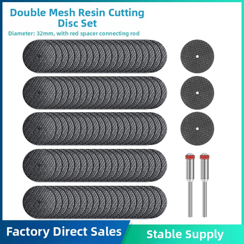 Asahikawa Комплект мини електрически шлайф дискове за рязане с двойна мрежа — смолени дискове за метал