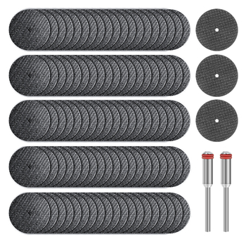 Asahikawa Комплект мини електрически шлайф дискове за рязане с двойна мрежа — смолени дискове за метал