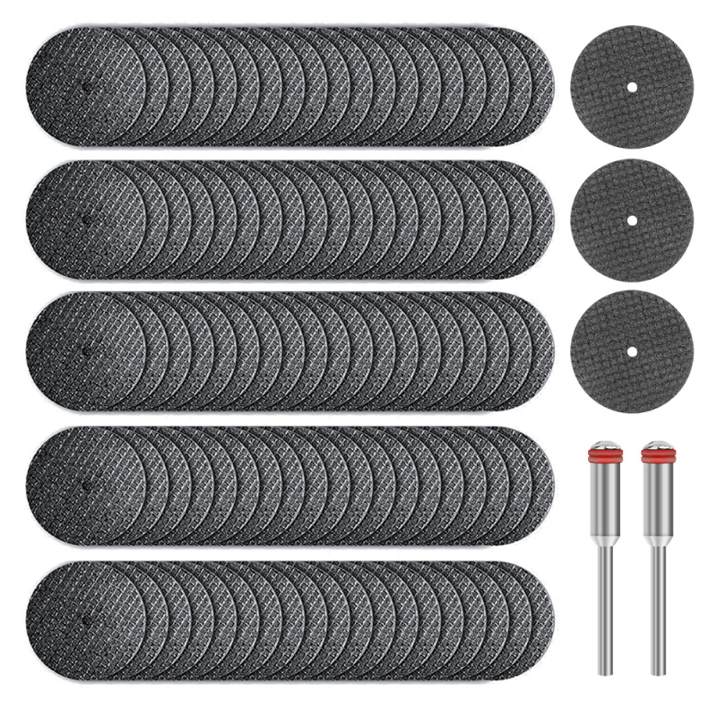 Asahikawa Комплект мини електрически шлайф дискове за рязане с двойна мрежа — смолени дискове за метал