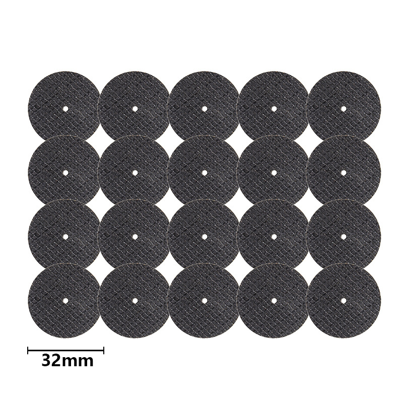 Asahikawa Комплект мини електрически шлайф дискове за рязане с двойна мрежа — смолени дискове за метал