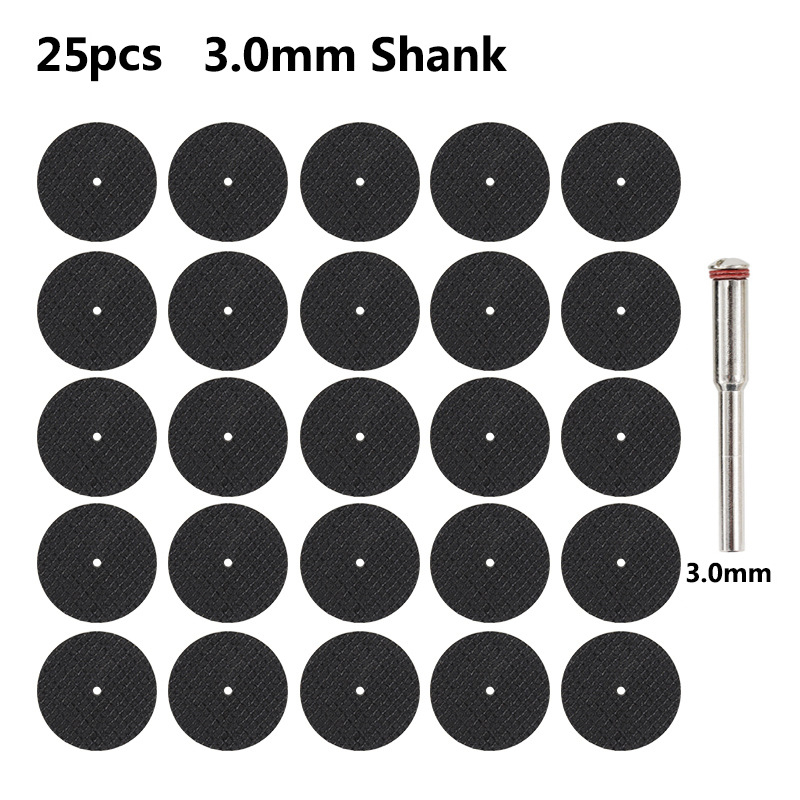 Asahikawa Комплект мини електрически шлайф дискове за рязане с двойна мрежа — смолени дискове за метал