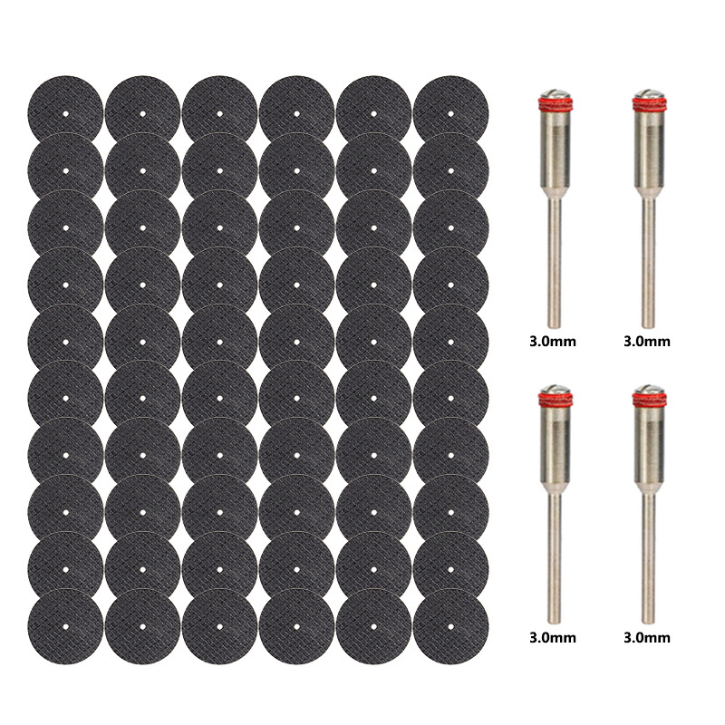 Asahikawa Комплект мини електрически шлайф дискове за рязане с двойна мрежа — смолени дискове за метал