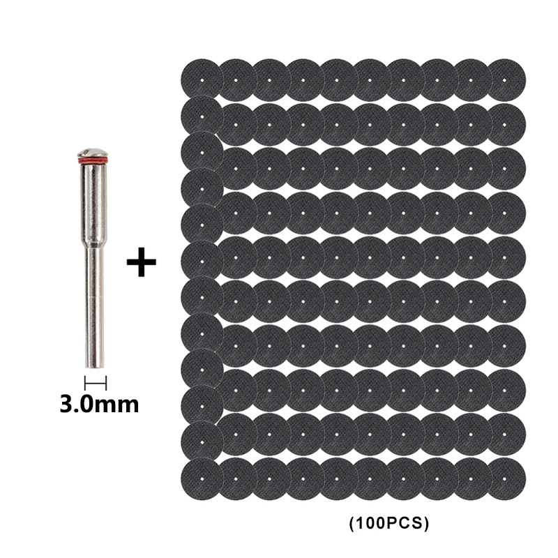 Asahikawa Комплект мини електрически шлайф дискове за рязане с двойна мрежа — смолени дискове за метал