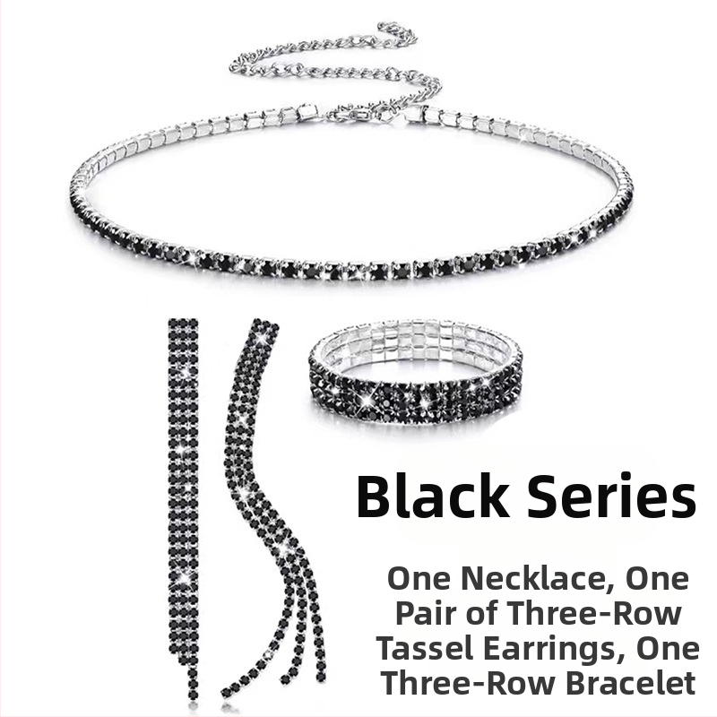 Κολιέ με κρυστάλλους, μενταγιόν από τιτάνιο ατσάλι, πολύστρωτος γεωμετρικός σχεδιασμός για γυναίκες