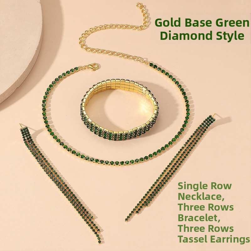 Κολιέ με κρυστάλλους, μενταγιόν από τιτάνιο ατσάλι, πολύστρωτος γεωμετρικός σχεδιασμός για γυναίκες