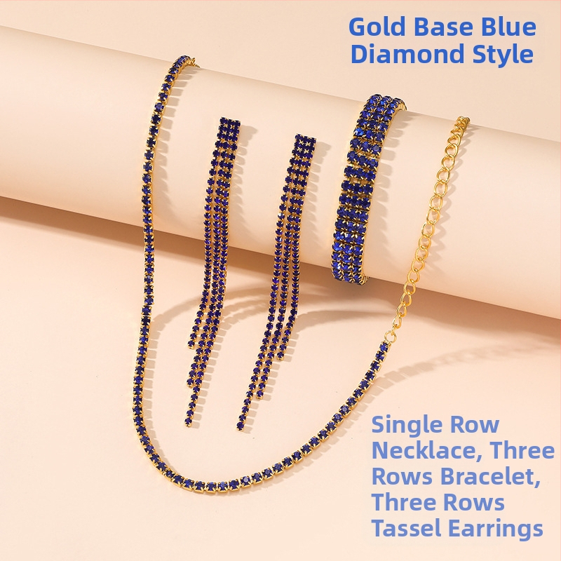 Κολιέ με κρυστάλλους, μενταγιόν από τιτάνιο ατσάλι, πολύστρωτος γεωμετρικός σχεδιασμός για γυναίκες