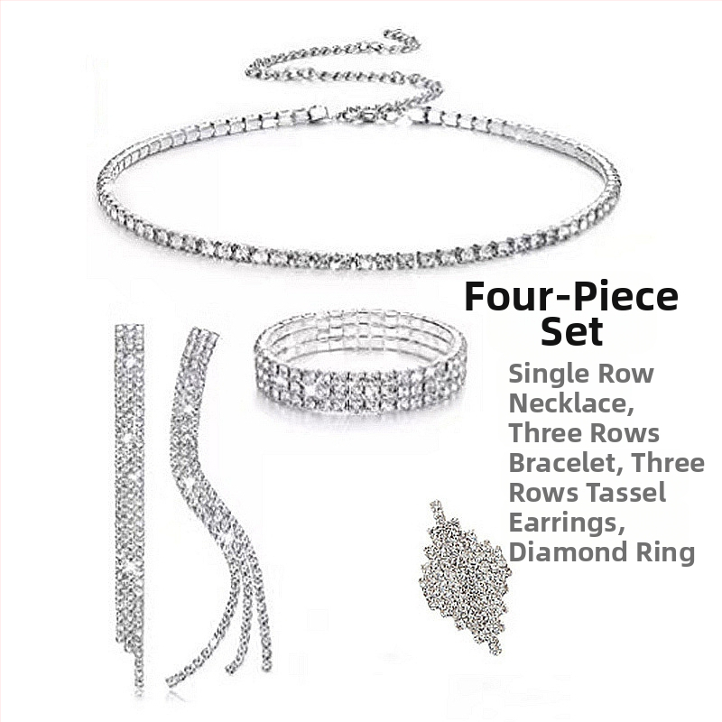 Κολιέ με κρυστάλλους, μενταγιόν από τιτάνιο ατσάλι, πολύστρωτος γεωμετρικός σχεδιασμός για γυναίκες