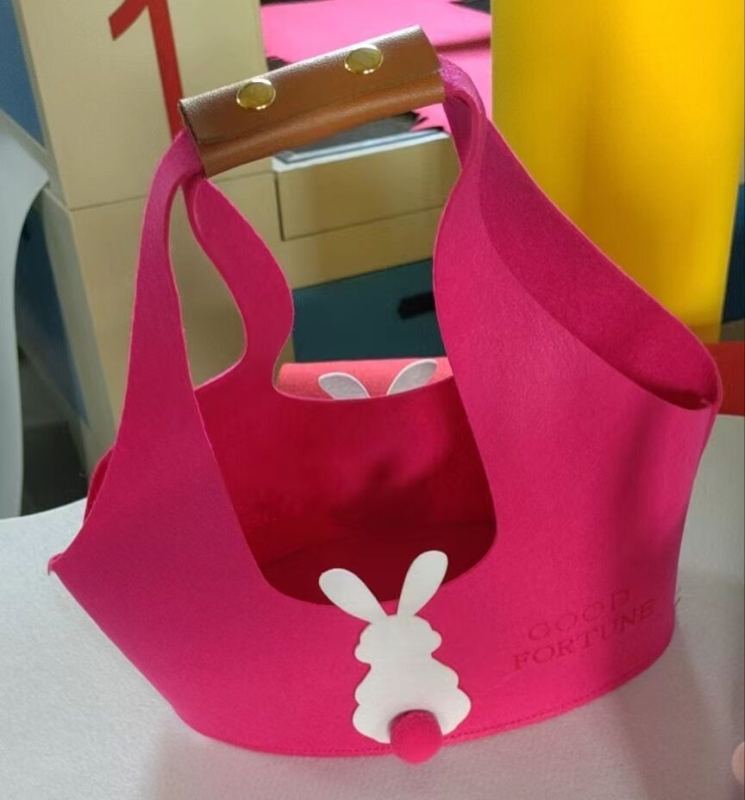 Τσαντάκι δώρου με ουρά κουνελιού για μπισκότα – εορταστική συσκευασία τροφίμων