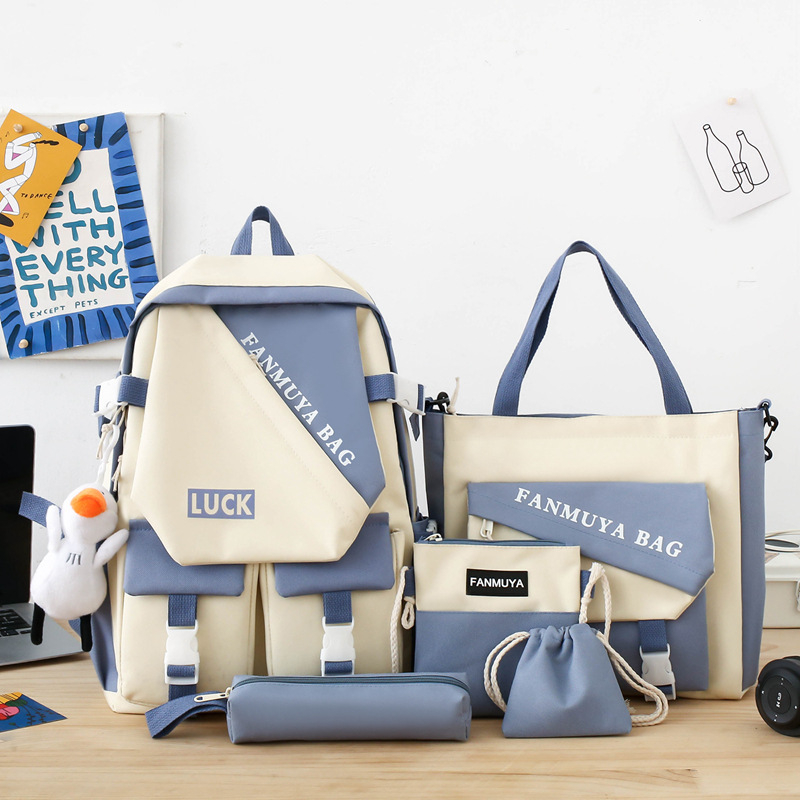 Skolas mugursoma - Oxford audums, izturīgs pret nodilumu, mūsdienīgs stils, poliestera oderējums, vienkrāsains raksts