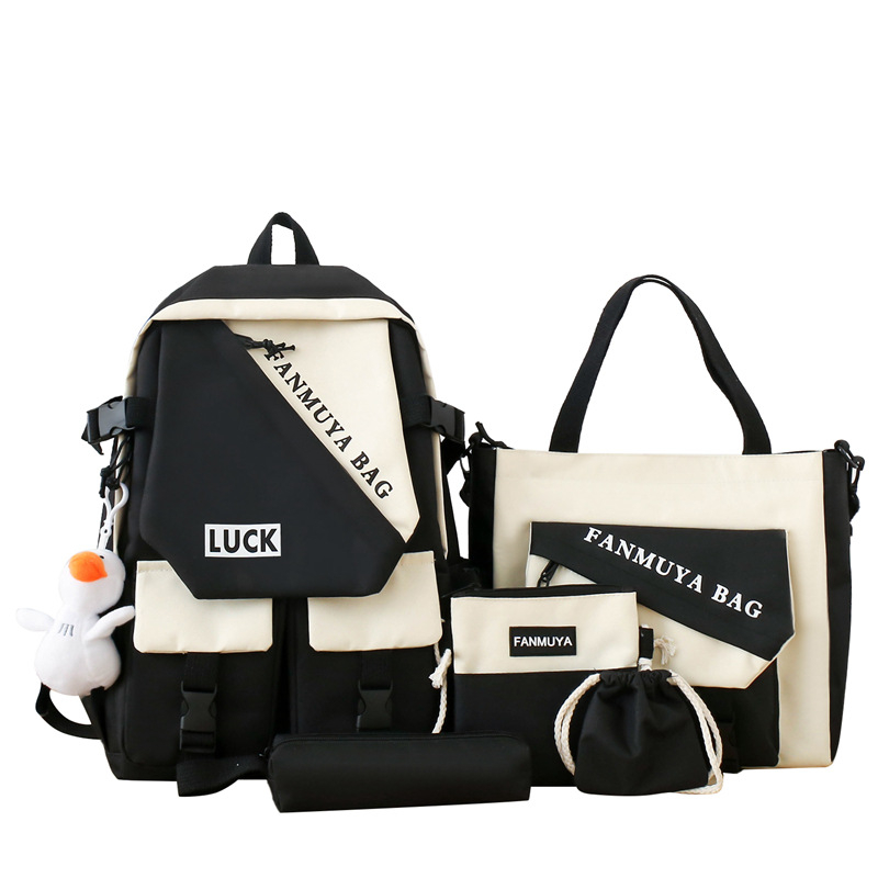 Skolas mugursoma - Oxford audums, izturīgs pret nodilumu, mūsdienīgs stils, poliestera oderējums, vienkrāsains raksts