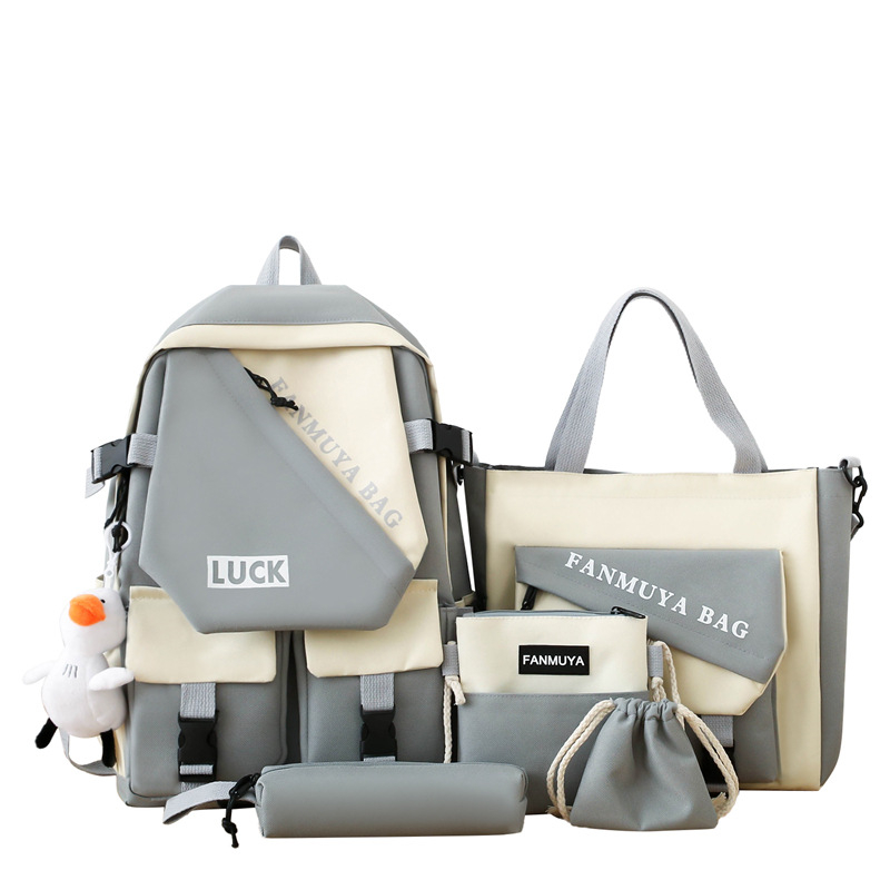 Skolas mugursoma - Oxford audums, izturīgs pret nodilumu, mūsdienīgs stils, poliestera oderējums, vienkrāsains raksts