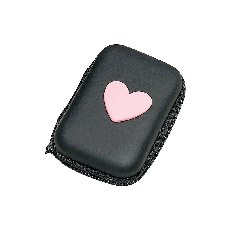 YJX-102 EVA ausinių pakavimo krepšys – karšto presavimo + siuvimas, 3C elektronikos pakavimas