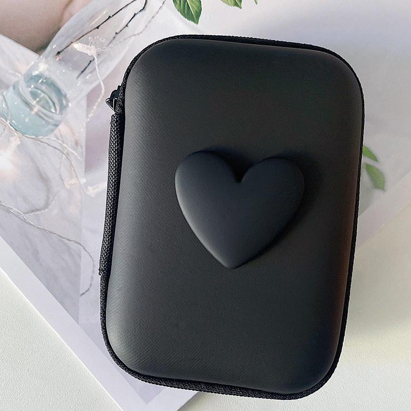 YJX-102 EVA ausinių pakavimo krepšys – karšto presavimo + siuvimas, 3C elektronikos pakavimas