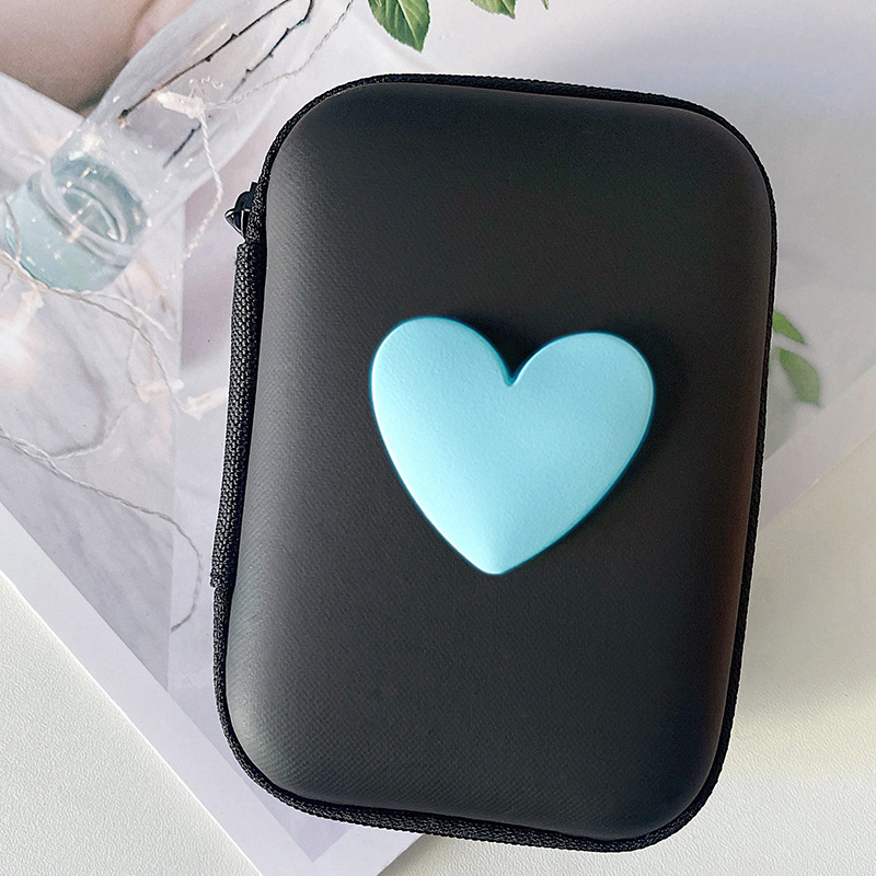 YJX-102 EVA ausinių pakavimo krepšys – karšto presavimo + siuvimas, 3C elektronikos pakavimas