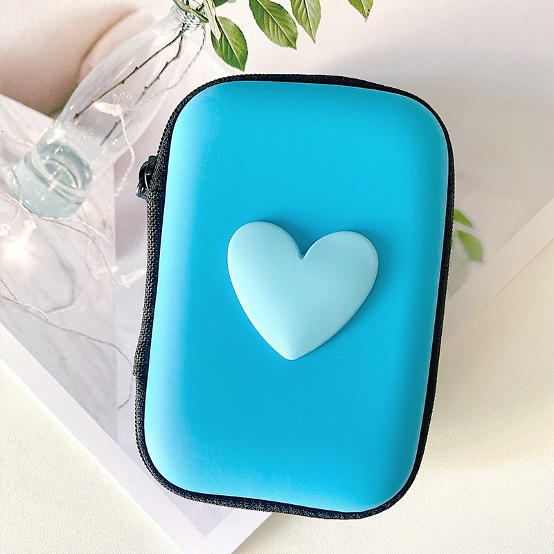 YJX-102 EVA ausinių pakavimo krepšys – karšto presavimo + siuvimas, 3C elektronikos pakavimas