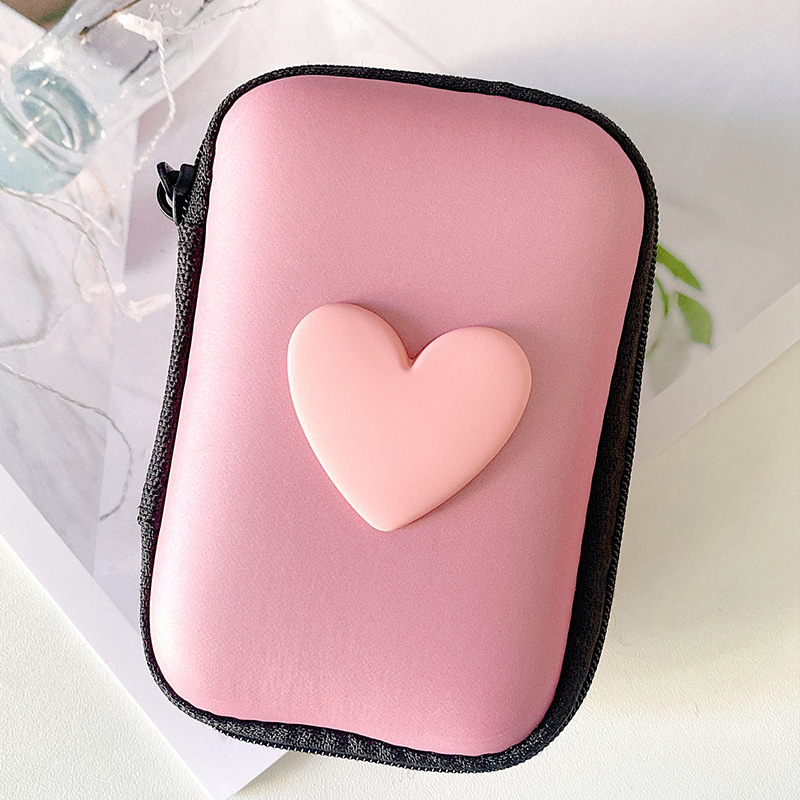 YJX-102 EVA ausinių pakavimo krepšys – karšto presavimo + siuvimas, 3C elektronikos pakavimas