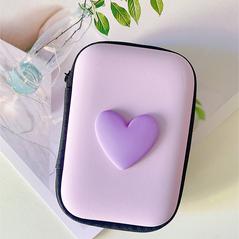 YJX-102 EVA ausinių pakavimo krepšys – karšto presavimo + siuvimas, 3C elektronikos pakavimas