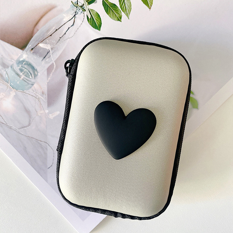 YJX-102 EVA ausinių pakavimo krepšys – karšto presavimo + siuvimas, 3C elektronikos pakavimas