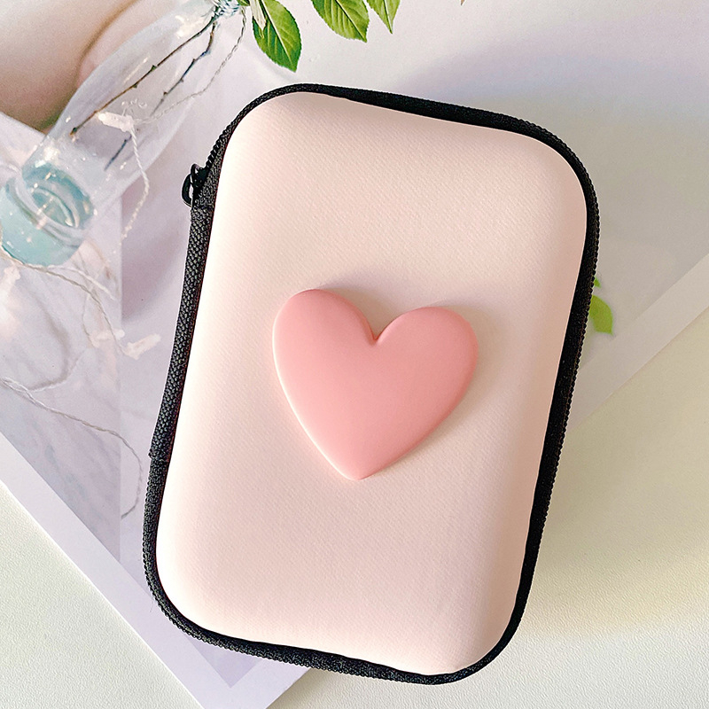 YJX-102 EVA ausinių pakavimo krepšys – karšto presavimo + siuvimas, 3C elektronikos pakavimas