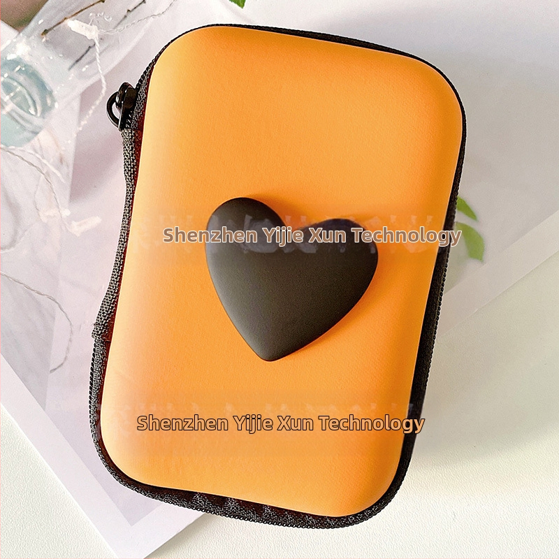 YJX-102 EVA ausinių pakavimo krepšys – karšto presavimo + siuvimas, 3C elektronikos pakavimas