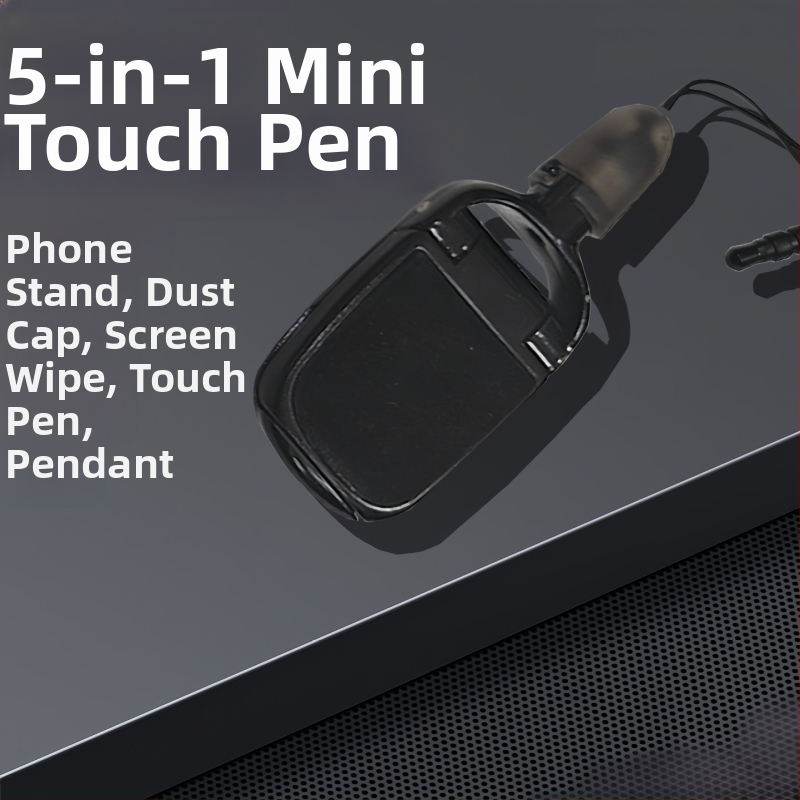 5-σε-1 βάση για κινητό και tablet με stylus χωρητικότητας και πλαστικό περίβλημα