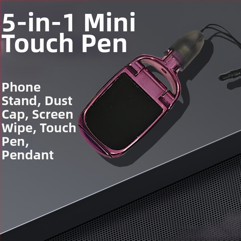 5-σε-1 βάση για κινητό και tablet με stylus χωρητικότητας και πλαστικό περίβλημα