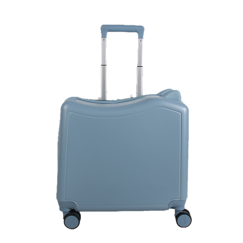 Детски куфар за пътуване с котешки уши, цип за отваряне, универсални колела, заключване с парола, тегло 2,8 кг