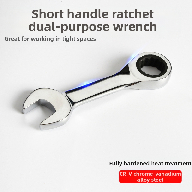 Dvipusiai veržliarakčio pagalbinis ritinėlis su kompaktišku dizainu, chromo-vanadžio plienas