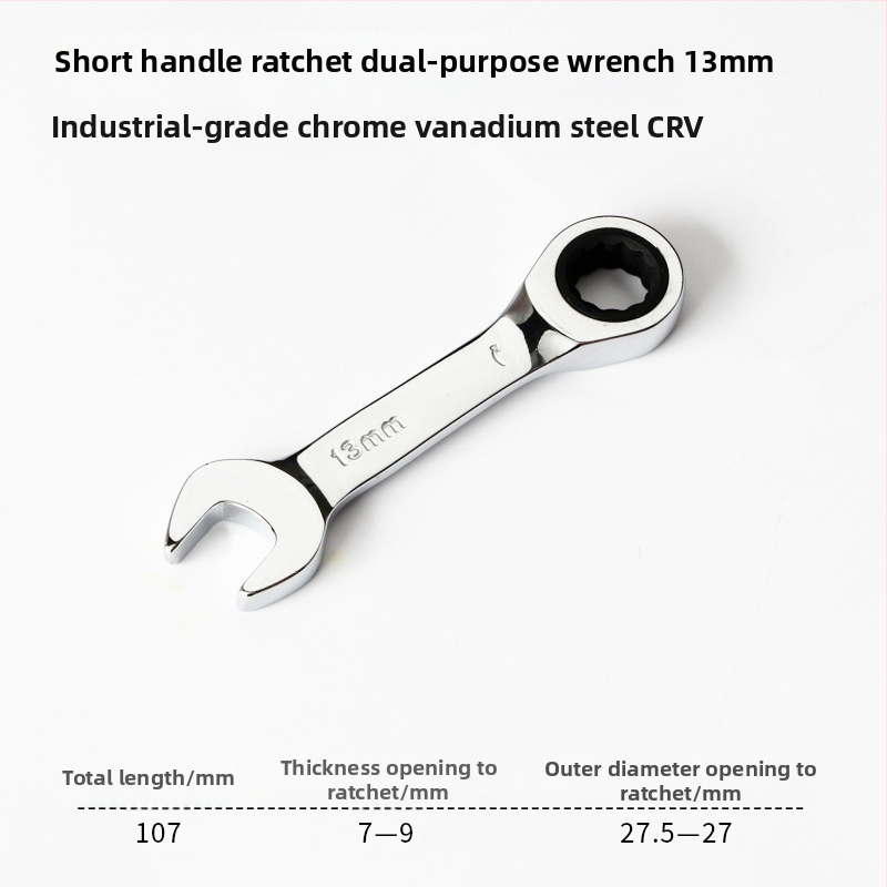 Dvipusiai veržliarakčio pagalbinis ritinėlis su kompaktišku dizainu, chromo-vanadžio plienas