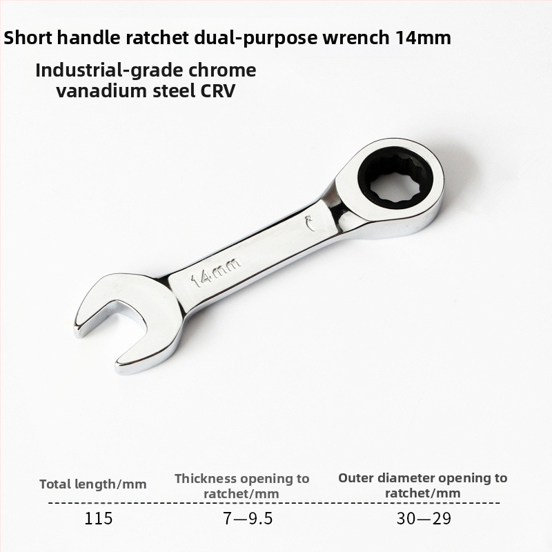 Dvipusiai veržliarakčio pagalbinis ritinėlis su kompaktišku dizainu, chromo-vanadžio plienas
