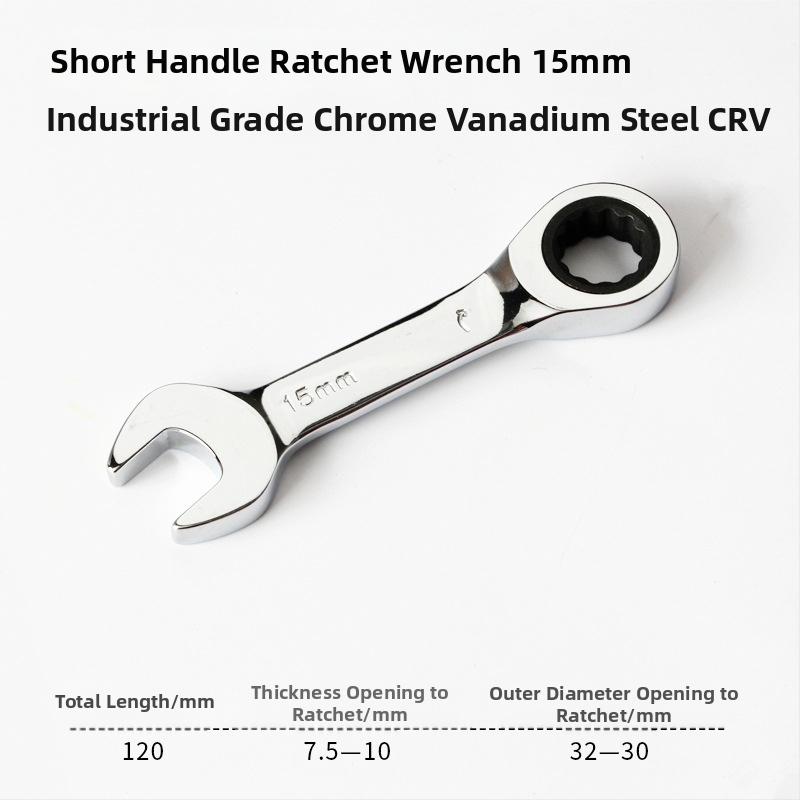 Dvipusiai veržliarakčio pagalbinis ritinėlis su kompaktišku dizainu, chromo-vanadžio plienas