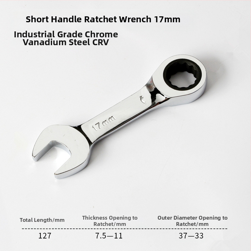 Dvipusiai veržliarakčio pagalbinis ritinėlis su kompaktišku dizainu, chromo-vanadžio plienas